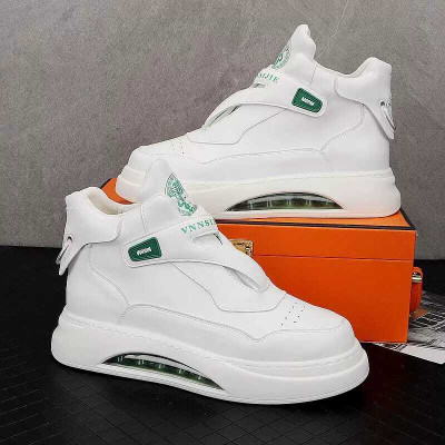 Z Blue High Tops For Men(White, Green , 9)