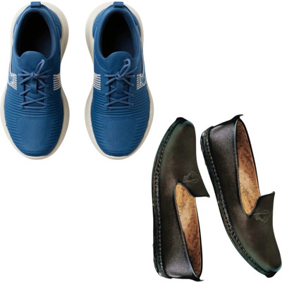 Plama Stylish Casual Shoes for Men – Perfect for Daily Wear Casuals For Men(Blue, Brown , 7)