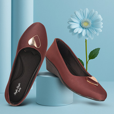 STYLE BUY STYLE Bellies For Women(Brown , 9)