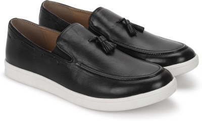 yoho Yoho OAKs Big Size Shoes Stylish Loafers for Big Feet Mens Size UK 12,13,14,15 Loafers For Men(Black)
