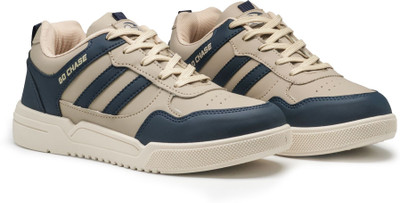 asian Casual Sneaker Shoes for Men | Soft Cushioned Insole || Cruzer-01 Sneakers For Men(Beige, Navy , 9)