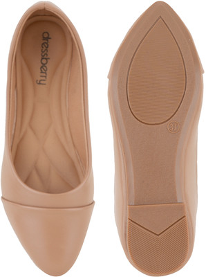 Dressberry Bellies For Women(Beige , 7)