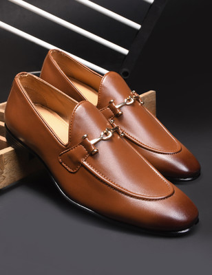 Wave Walker WW-COMMAND Loafers For Men(Tan , 8)