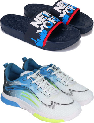 DRACKFOOT Men's Lightweight Running Shoes – Comfortable, Stylish Casual Shoes for Walking Casuals For Men(Multicolor , 9)