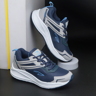 asian Orbit-12 Men’s Sports Shoes | Stylish Walking Shoes | Sneakers for Boys Sneakers For Men(Navy, Grey , 10)