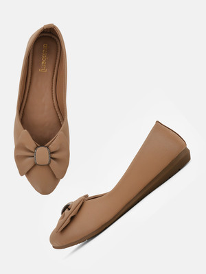 Dressberry Bellies For Women(Beige , 8)