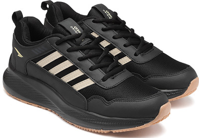 asian Sneakers,Sports,Training,Gym,Walking,Stylish BOSS-02 Running Shoes For Men(Black, Beige , 7)