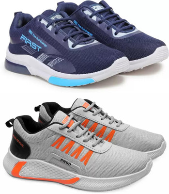 ANGO TY-FIRST BLUE_HERO GREY Outdoors For Men(Blue , 6)