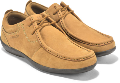 WOODLAND Woodland Nubuck CAMEL Casual Boots Casuals For Men(Brown , 11)