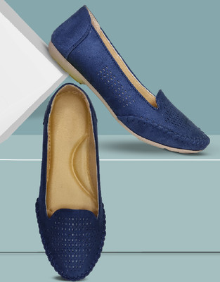 saanvishubh Casual Blue Bellie for girls and women Bellies For Women(Blue , 8)