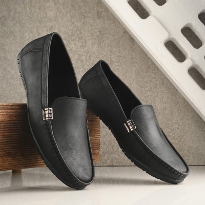 Brainer Loafers For Men(Black , 10)