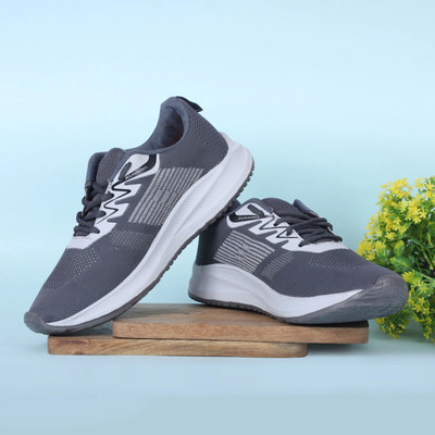 WEARISH WEARISH Sports Running shoes - Stylish, Comfortable & Lightweight Grey Casual Outdoors For Men(Grey , 7)