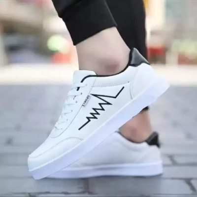 LNT FASHION Sneakers For Men (White) Sneakers For Men(White , 7)