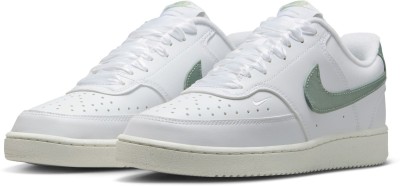 NIKE Court Vision Low Next Nature Sneakers For Women(White , 3)