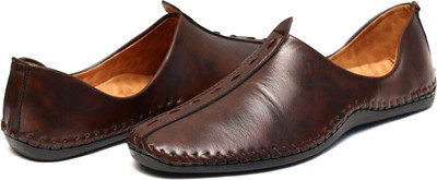 Juta Comfortable Premium Stylish Unique Trendy Popular KUS2026_BROWN for Men Slip On For Men(Brown , 9)