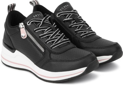 Skechers Billion 2-Side Lin Running Shoes For Women(Black)