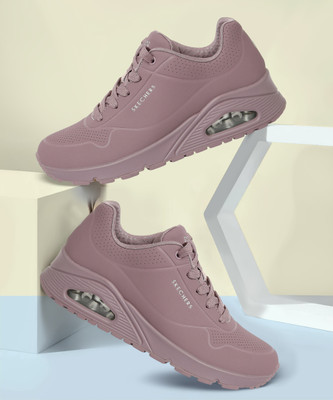 Skechers UNO - STAND ON AIR Walking Shoes For Women(Purple , 4)