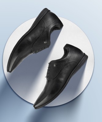 HUSH PUPPIES Men's Formal Shoes Lace Up For Men(Black)