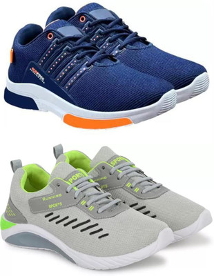 ELASA TY-RUNFREE BLUE_GREY TOOFAN Outdoors For Men(Blue , 7)