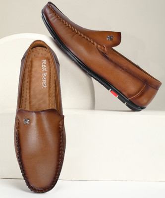 Red Beast Loafers for Men ( Bronze 08 ) Loafers For Men(Bronze , 8)