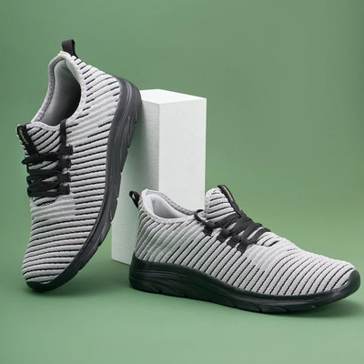 AVANT Maze On Walking Shoes with Cushioned Insoles and Bouncy EVA outsole Walking Shoes For Men(Grey , 8)