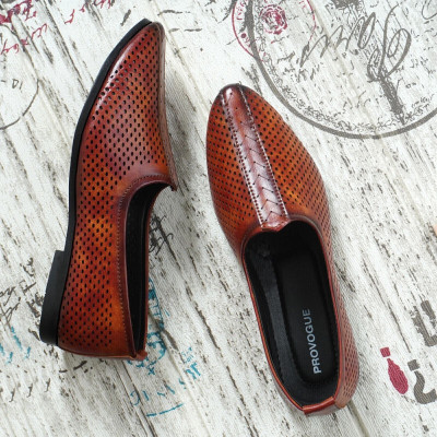 PROVOGUE Provogue Men’s Synthetic Leather Loafers | Party Wear Formal Casual Shoes Loafers For Men(Tan , 5)