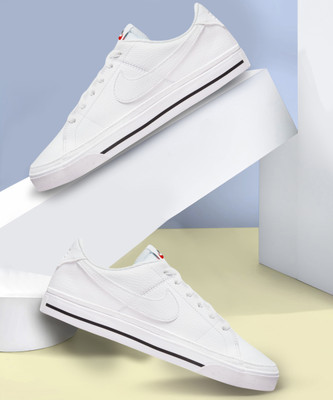 NIKE Court Legacy Next Nature Sneakers For Women(White , 7)