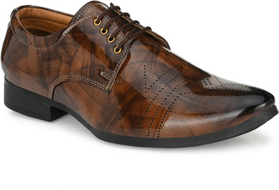 John Karsun Lace Up For Men(Brown , 10)