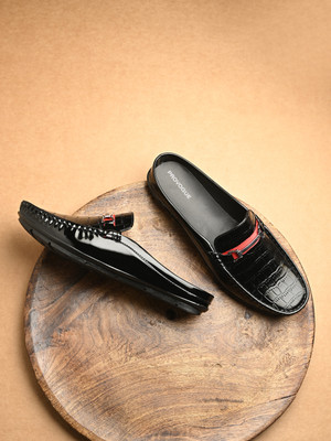 Server Premium Comfortable Outdoor Loafers For Men(Black , 6)