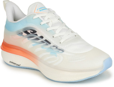 Abros VIGOR Athleisure Cultured Round-Toe Shape & Hyperfuse Technology Running Shoes For Men(White , 7)