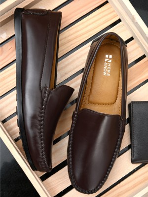 HERE&NOW Loafers For Men(Brown)