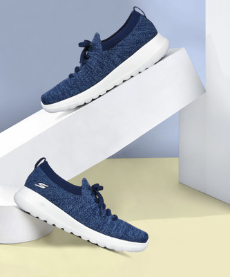 Skechers GO WALK JOY - ABBIE Walking Shoes For Women(Blue , 4)
