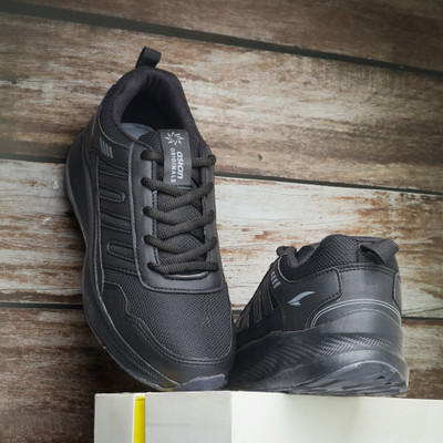 asian Boss-32 Men’s Sports Sneakers | Trendy Lightweight Casual Shoes for Boys Running Shoes For Men(Black , 6)