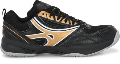 KATTOS Badminton Shoes For Men(Black , 6)