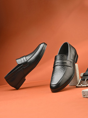 TENDER TSF TENDER TSF Slip On Black Softy Leather Casual Formal Shoe for Men Slip On For Men(Black , 8)