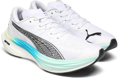 PUMA Deviate NITRO 3 Running Shoes For Men(White , 12)