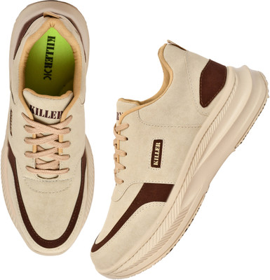 KILLER Stylish Durable & Comfortable Lightweight Sneaker Sneakers For Men Sneakers For Men(Brown , 10)