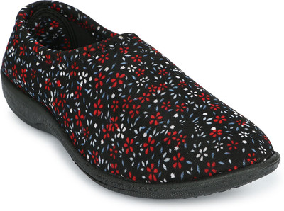 airaqua Airaqua Printed Canvas Bellies for Women | Winter Slip-On Shoes Bellies For Women(Multicolor , 6)
