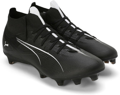PUMA ULTRA 5 MATCH+ FG/AG Football Shoes For Men(Black , 10)
