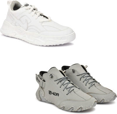 Hida Wrestling Shoes For Men(White, Grey , 6)
