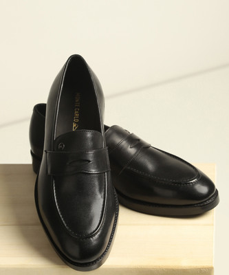 Monte Carlo Loafers For Men(Black , 8)