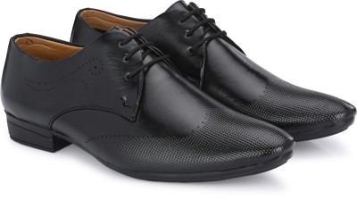 Smoky 8021 Black Stylish Light Weight Formal Shoes Casuals For Men(Black)