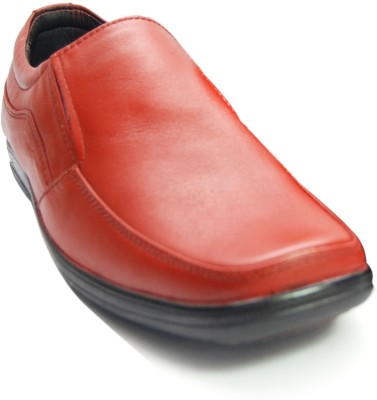 Bonicci Light Weight Tan Slip-on Genuine Leather Flat Sole Formal Shoes for Men Slip On For Men(Tan)