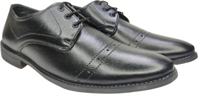 KOXA SK 604 Black Formal Shoes, Brogues For Men(Black)