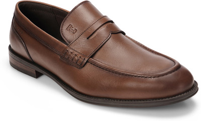 THOMAS CRICK Loafers For Men(Brown , 7)