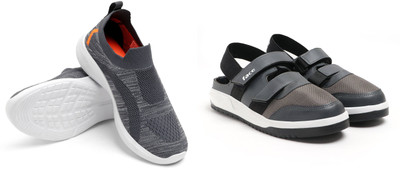 Face Stylish Sports Shoes for Men – Ideal for Running, Gym & Training Sneakers For Men(Grey, Grey , 10)