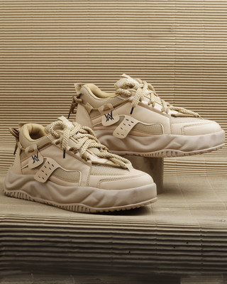 Walter Beige Casual Sneakers For Men Sneakers For Men(Beige , 10)