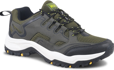 HRX by Hrithik Roshan Party Wear For Men(Olive, Black , 10)