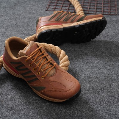 ARIWA Hiking & Trekking Shoes For Men(Brown)