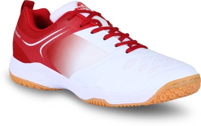 NIVIA HY-COURT 2.0 -2024 BADMINTON SHOE Badminton Shoes For Men(White, Red)